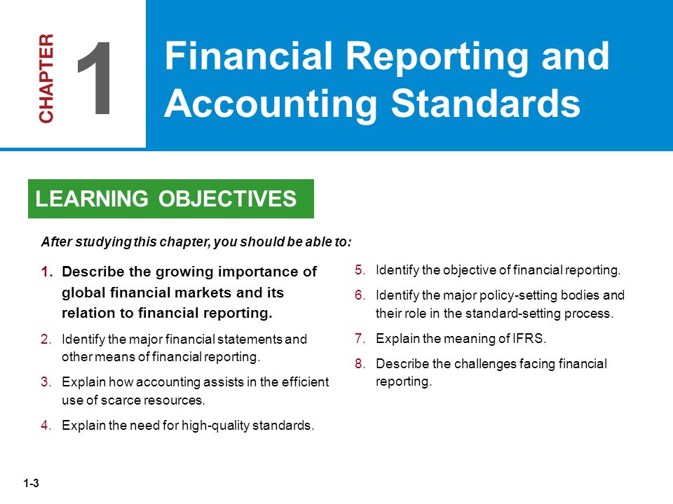 Ifrs as global mean for financial reporting